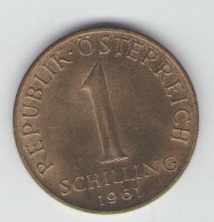  1 Schilling Österreich 1961   