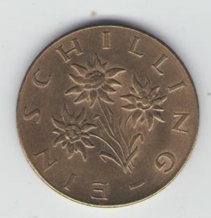  1 Schilling Österreich 1961   