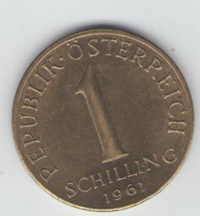  1 Schilling Österreich 1961   