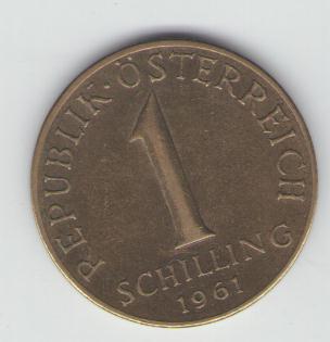  1 Schilling Österreich 1961   