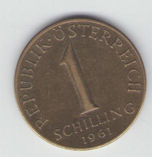1 Schilling Österreich 1961