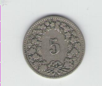 5 Rappen Schweiz 1879