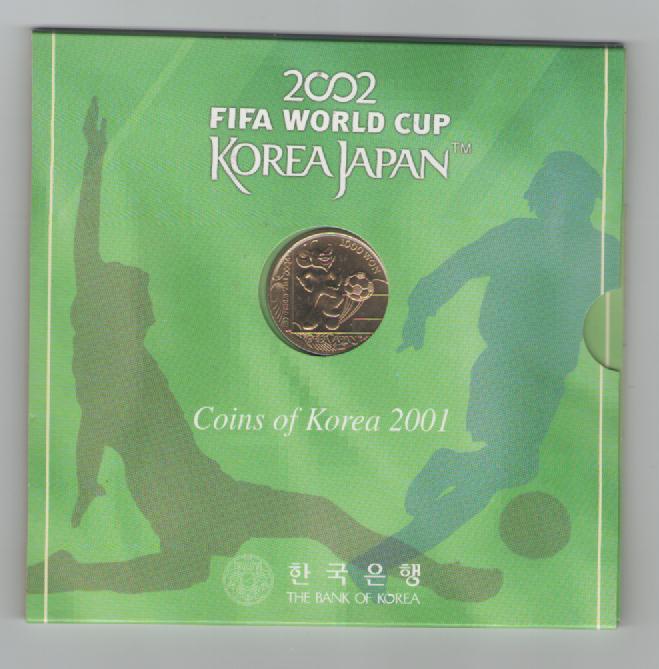  Original KMS Südkorea 2001 auf die Fussball WM 2002   