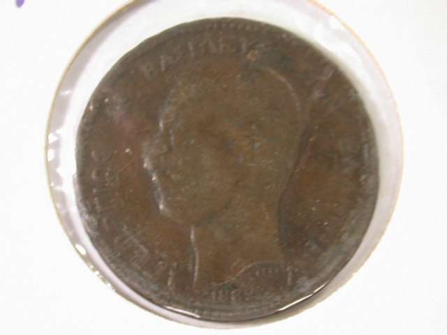 12025 Griechenland 10 Aenta/Lepta von 1882 in f. sehr schön
