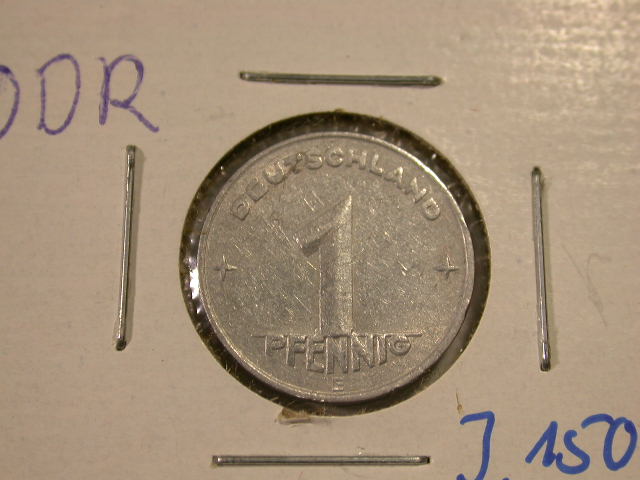  12026   DDR   1 Pfennig  1949 E  in ss-vz !!   