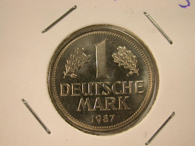 12026 1 Mark 1987 G in STempelglanz !!!