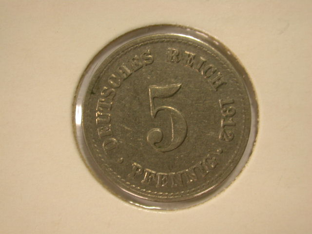 12026 5 Pfennig 1912 A in vz