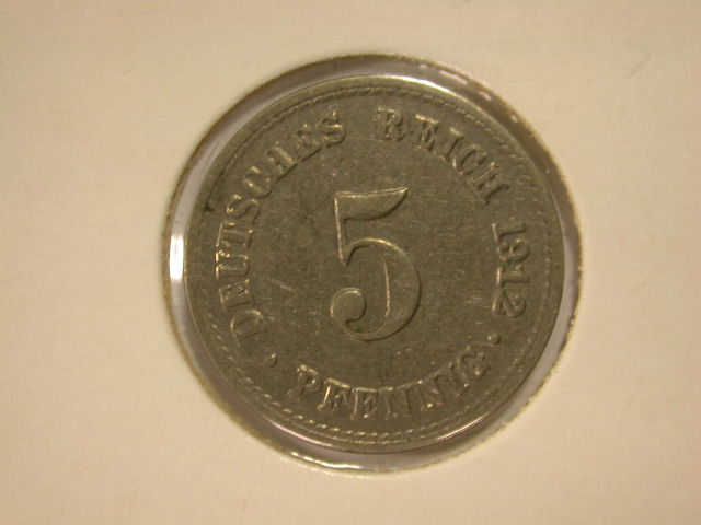  12026   5 Pfennig  1912  A  in vz   