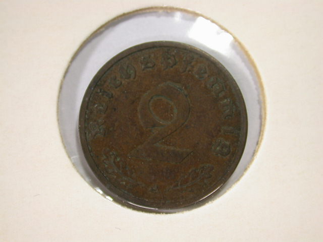  12026   2 Pfennig  1937 A  in  ss+   