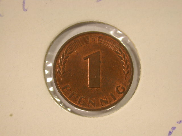  12026   1 Pfennig  1950 D  in f.st/st   