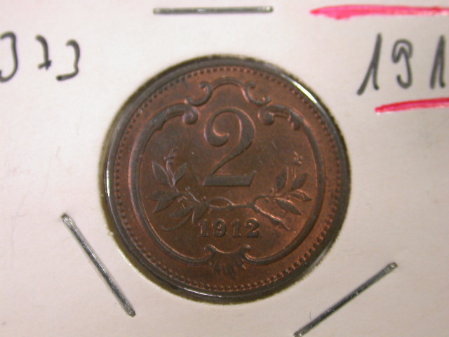 12026 Österreich 2 Heller 1912 in Stempelglanz !!