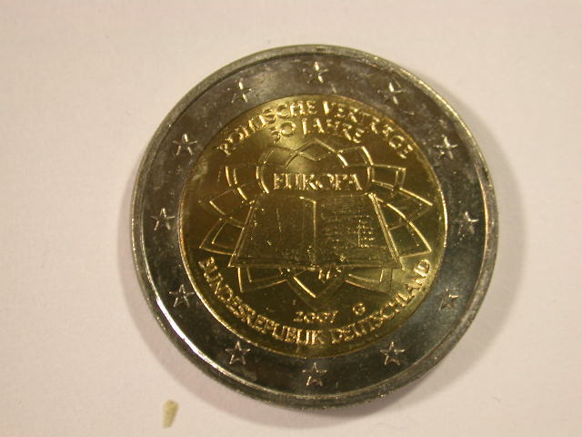 12032 Deutschland 2 Euro Römische Verträge G 2007 in st