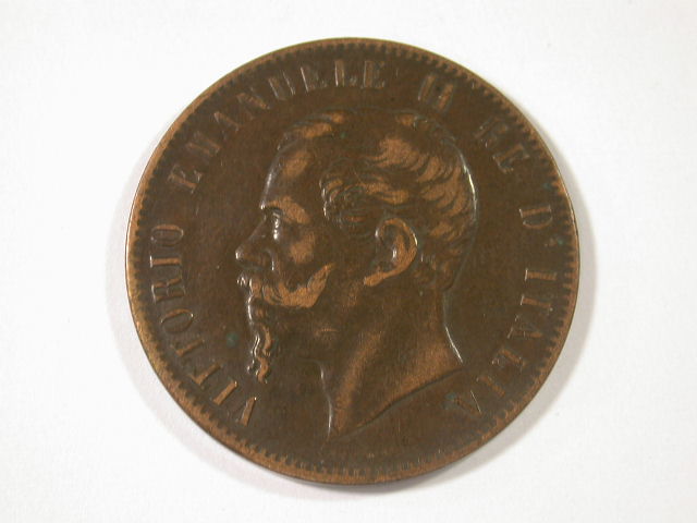 12032 Italien 10 Centisimi von 1867 !! in vorzüglich !!