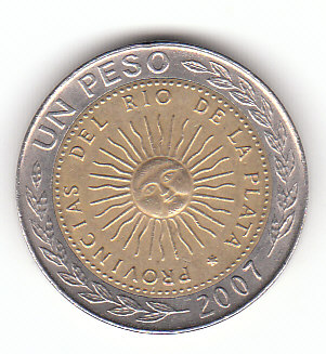  1 Peso Argentinien 2007 (F602)   