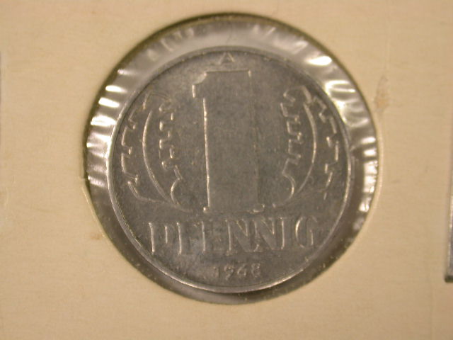 12029 DDR 1 Pfennig 1968 in vz/vz+