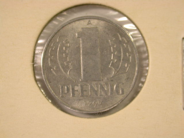  12029   DDR  1 Pfennig  1960  in vz-st   