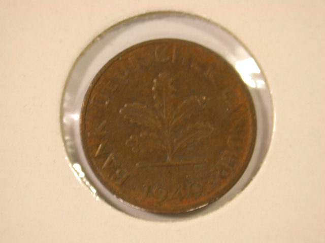  12029   BRD  1 Pfennig  1949 G  in ss/ss+   