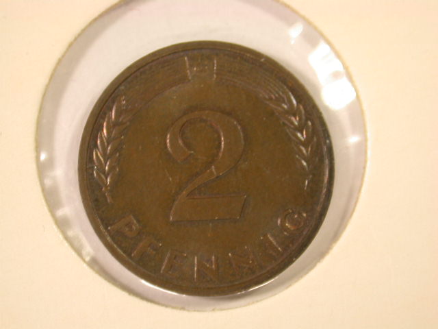  12029   BRD  2 Pfennig  1961 G  in vz-st   