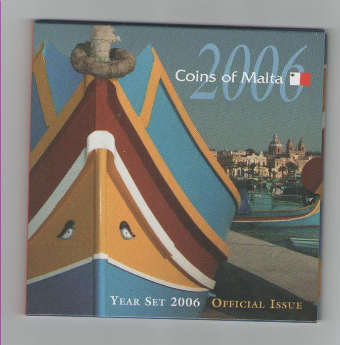  Original KMS Malta 2006 im Originalfolder in stgl   