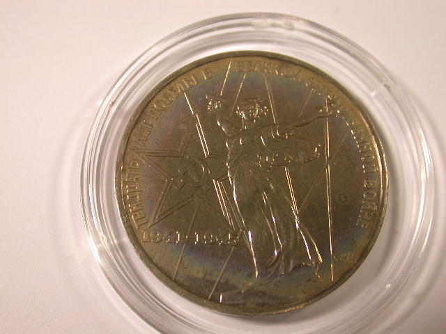  12030  CCCP/Russland  1 Rubel von 1975, Orginalprägung, in PP  RR   