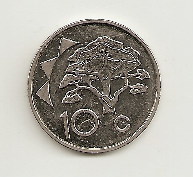 Namibia-10 Cents-2002-SS!!!!!!!!!