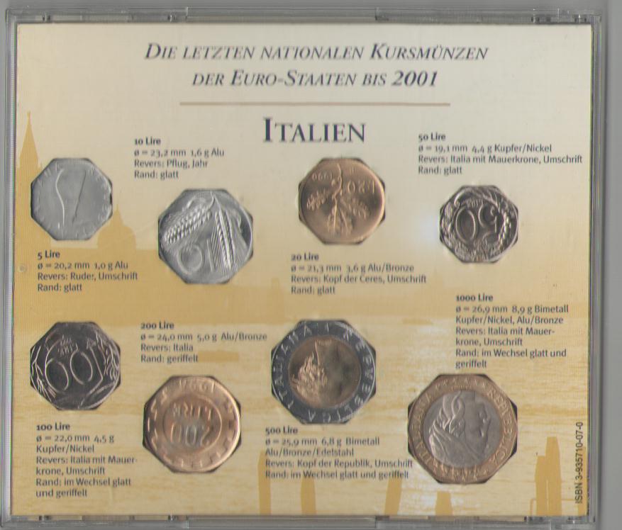  Gemischter KMS Italien (LIre)   