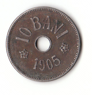 10 Bani Rumänien 1905 (F617)