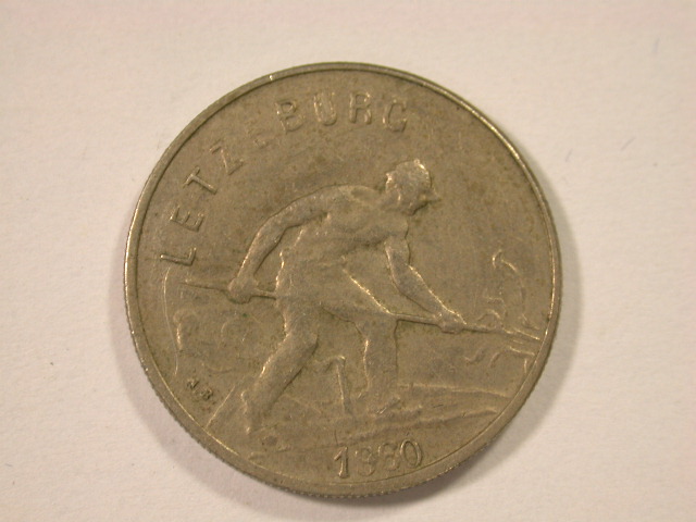 12034 Luxemburg 1 Franc 1960 in ss/ss+