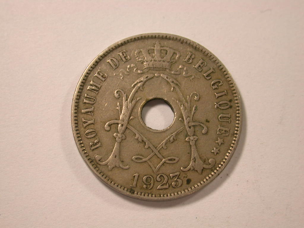  12035  Belgien  25 Centimes von 1923  in ss/ss-vz   