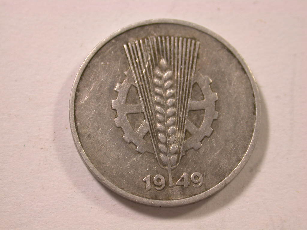  12035  DDR  5 Pfennig  1949  in ss+   