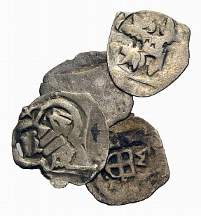  Mittelalter, Deutschland, 4 Kleinmünzen   