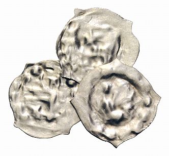  Mittelalter, Deutschland, 3 Kleinmünzen   