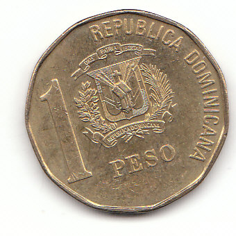  1 Peso Dominikanische Republik 1991 (F645)   