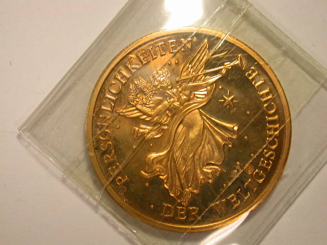  12040  UDSSR Gorbatschow vergoldet Medaille in PP/Proof   