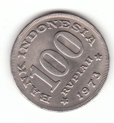  100 Rupiah Indonesien 1973 (F668)   