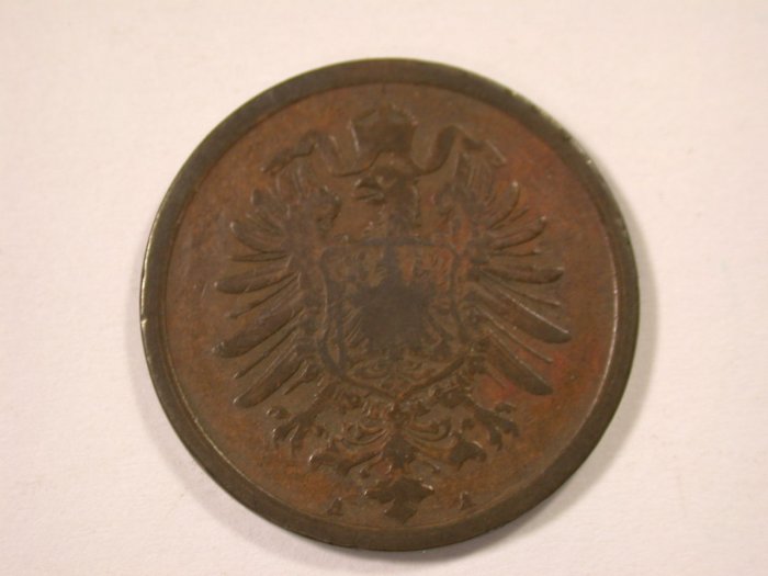  12042  2 Pfennig  1875 A  in schön/sehr schön   