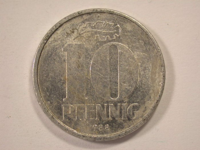  12042  DDR 10 Pfennig 1988 A in vz   