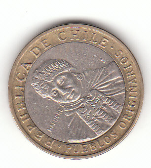  100 Pesos Chile 2008 (F689)   