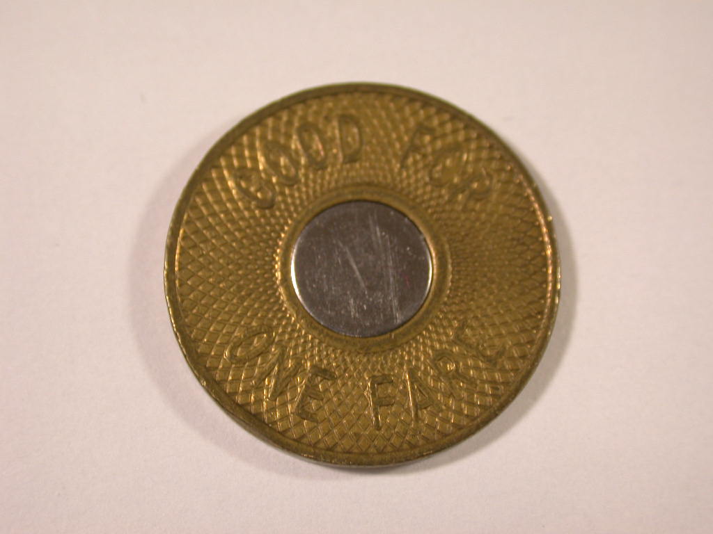  12043  New York City, Transport Münze, Token Chip   