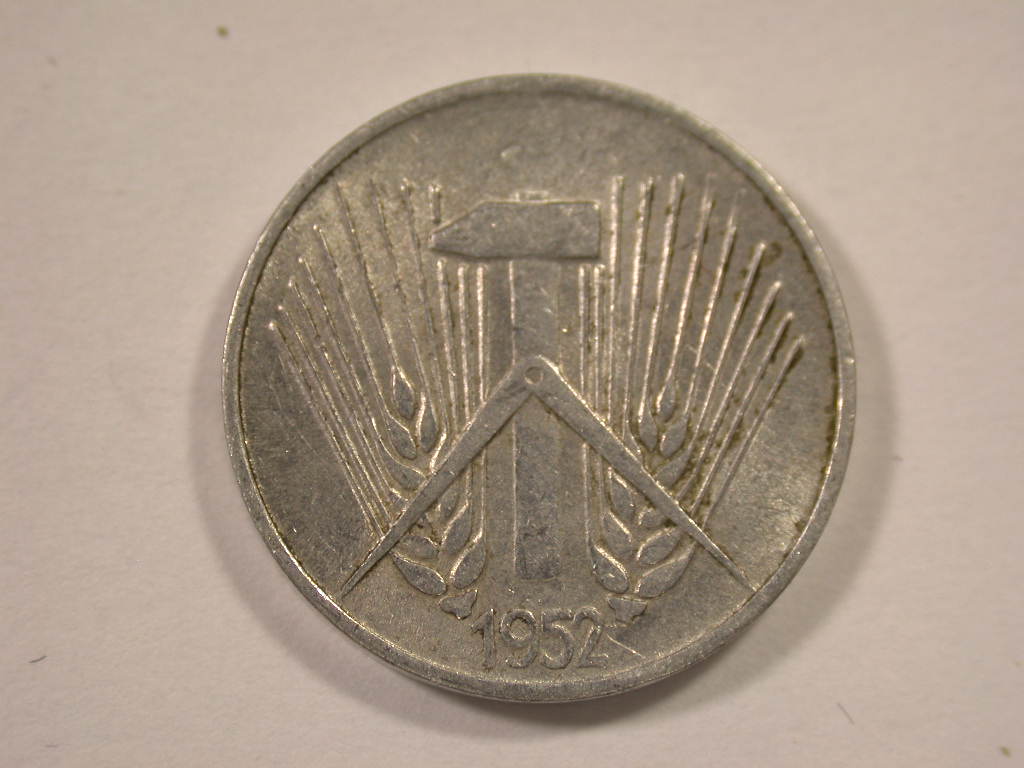  12043 DDR  1 Pfennig  1952 A  in ss+   