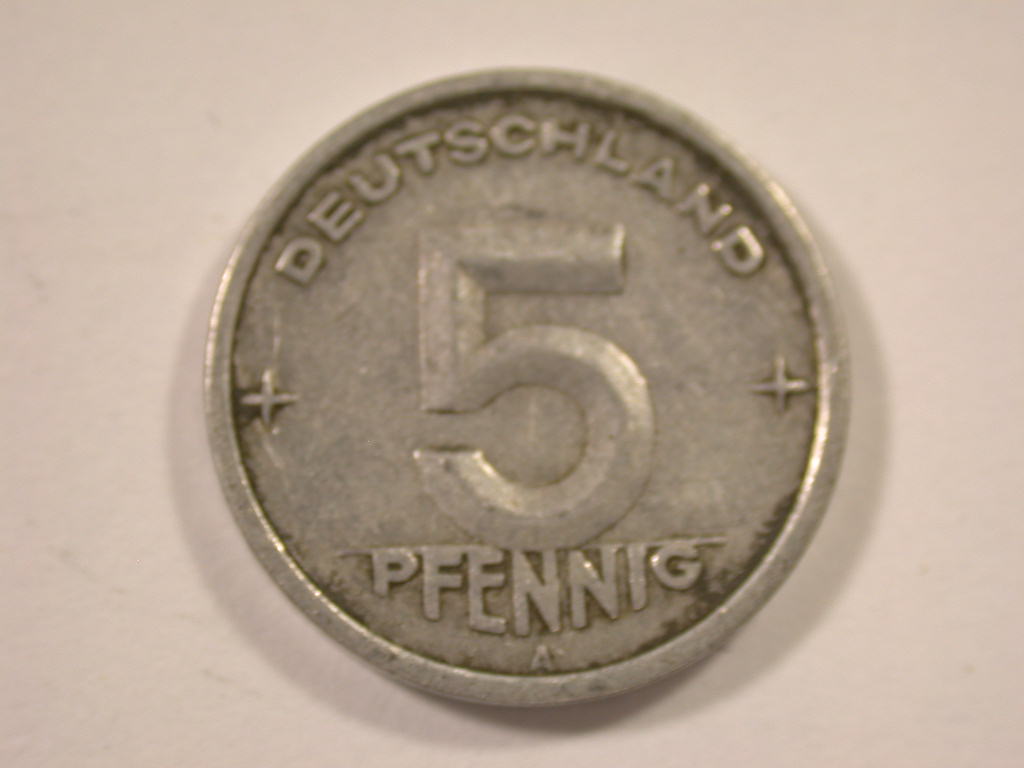 12043 DDR 5 Pfennig 1949 A in ss+