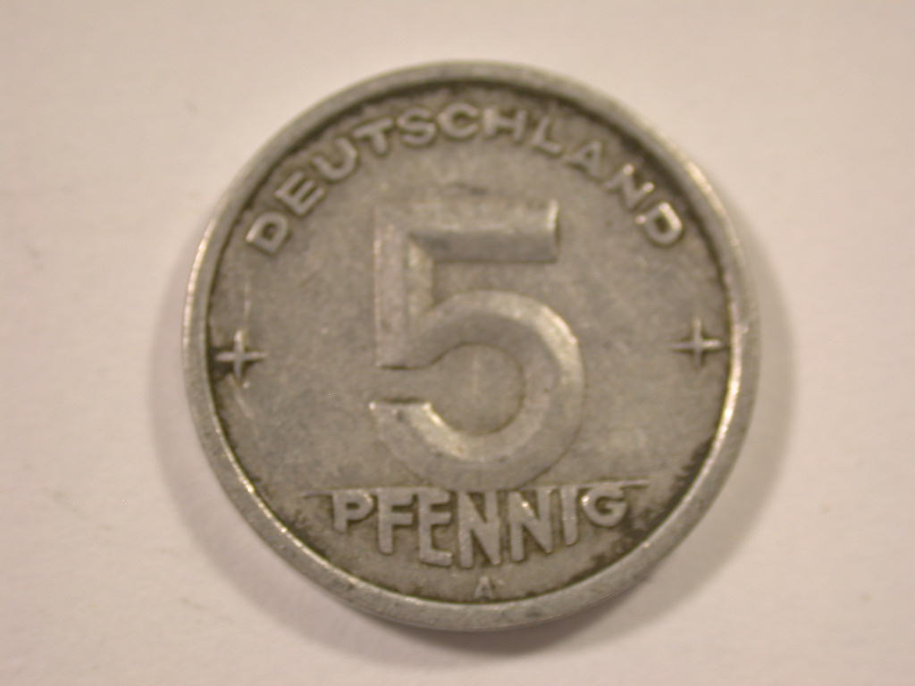  12043 DDR  5 Pfennig  1949 A  in ss+   