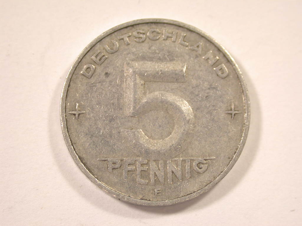  12043 DDR  5 Pfennig  1953 E  in ss+   