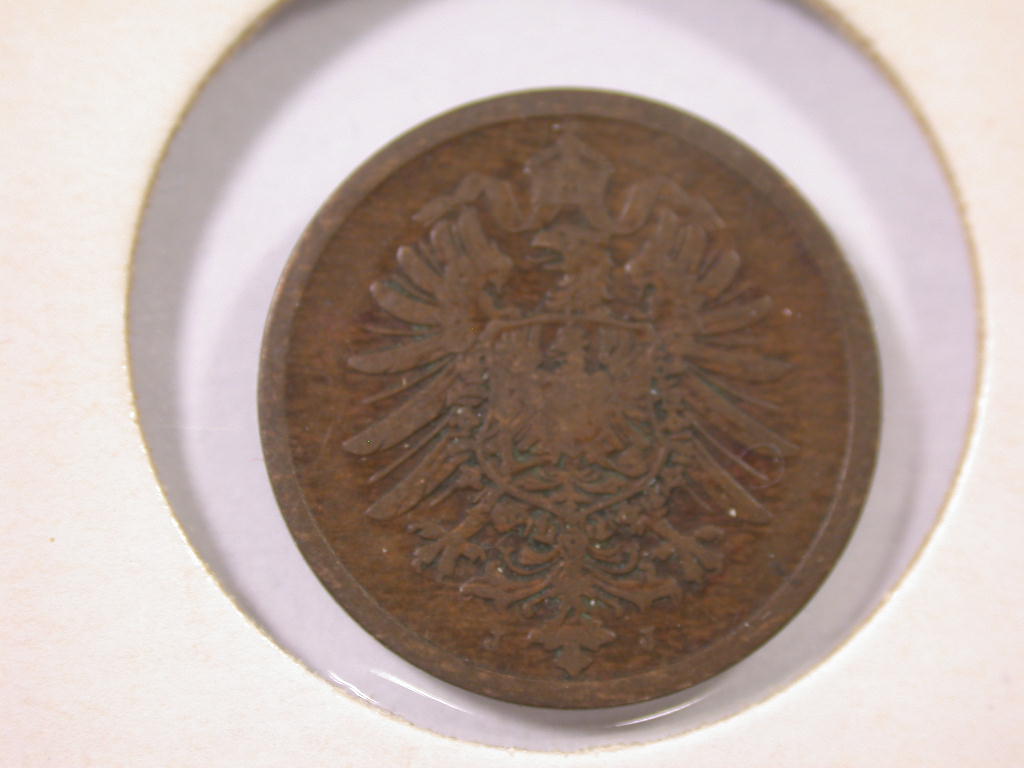  12043 KR  2 Pfennig  1875 J in ss   