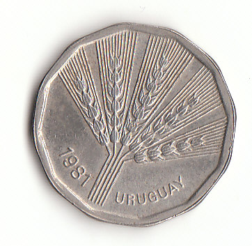  2 Nuevos Pesos Uruguay 1981 (F717)   