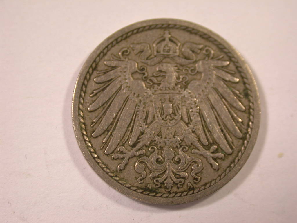  12044  KR  5 Pfennig  1908 A  in ss   