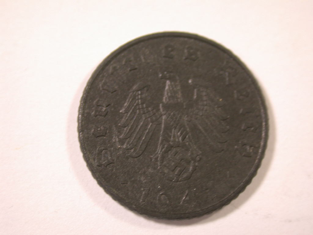  12044 III. Reich  5 Pfennig 1941 A  in vz-st, rauher Schrötling   