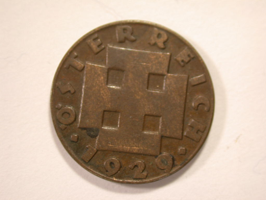 12044  Österreich  2 Groschen  1929  in vz   