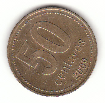  50 Centavos Argentinien 2009 (F753)   