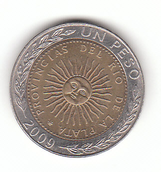  1 Peso Argentinien 2009 (F758)   